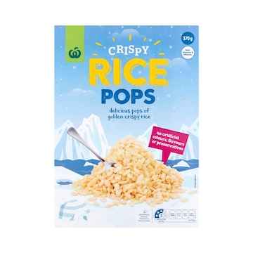 Woolworths Crispy Rice Pops 370g