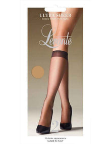 Ultra Sheer Knee High 2 Piece in Visone