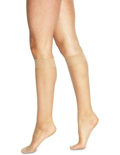 Ultra Sheer Knee High 2 Piece in Visone