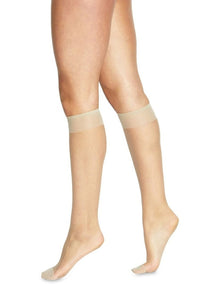 Ultra Sheer Knee High 2 Piece in Oyster