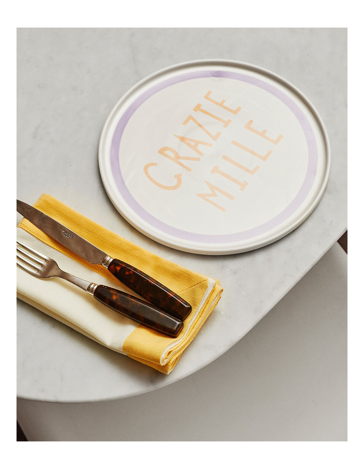 Grazie Mille Plate 25cm