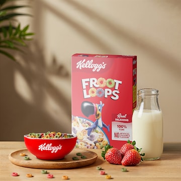 Kellogg's Froot Loops Breakfast Cereal 460g
