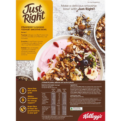 Kellogg's Just Right Apricot & Sultana Breakfast Cereal Bulk Pack 1.1kg