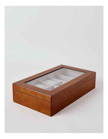 Wooden Watch Box Jewellery Box in Natural