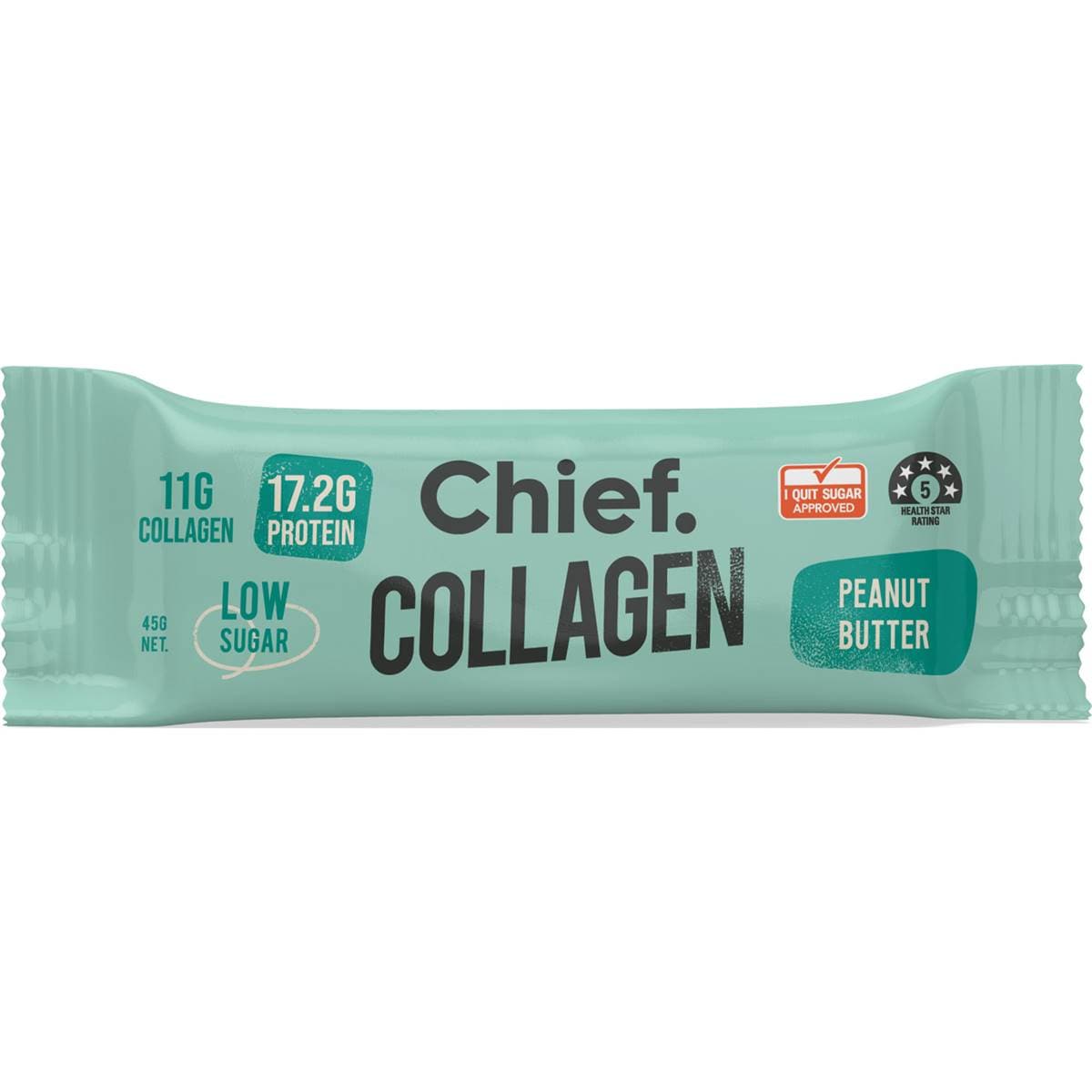 Chief Collagen Bar Peanut Butter 45g