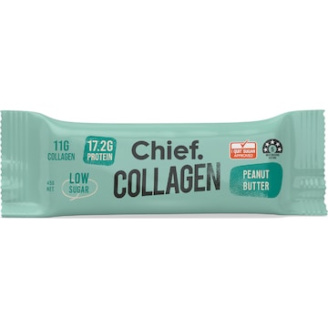 Chief Collagen Bar Peanut Butter 45g