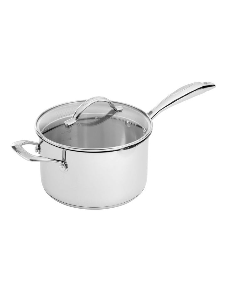 STS Saucepan 20cmx12cm/3.5L in Silver