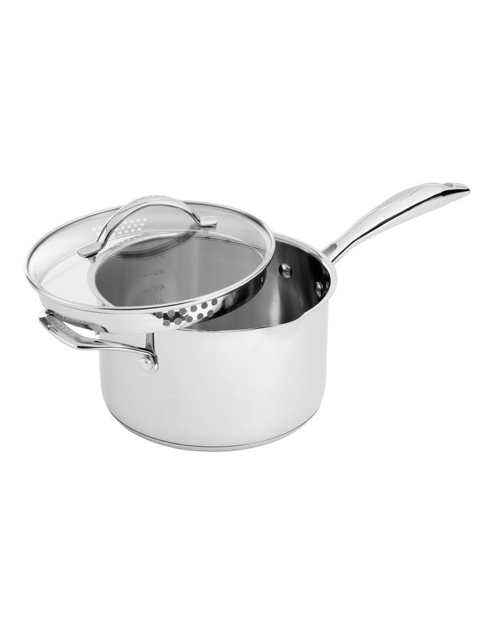 STS Saucepan 20cmx12cm/3.5L in Silver