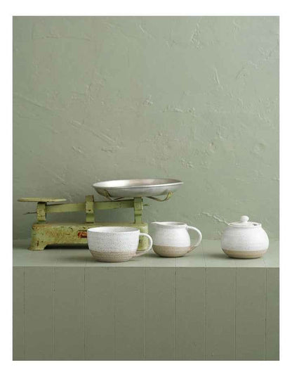 Natural Home Measuring Jug in White