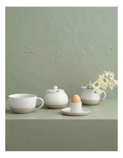 Natural Home Measuring Jug in White