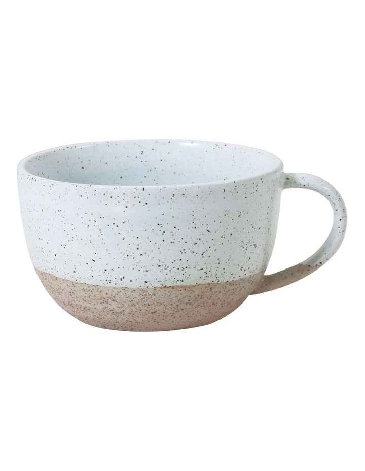 Natural Home Large Soup Mug in White
