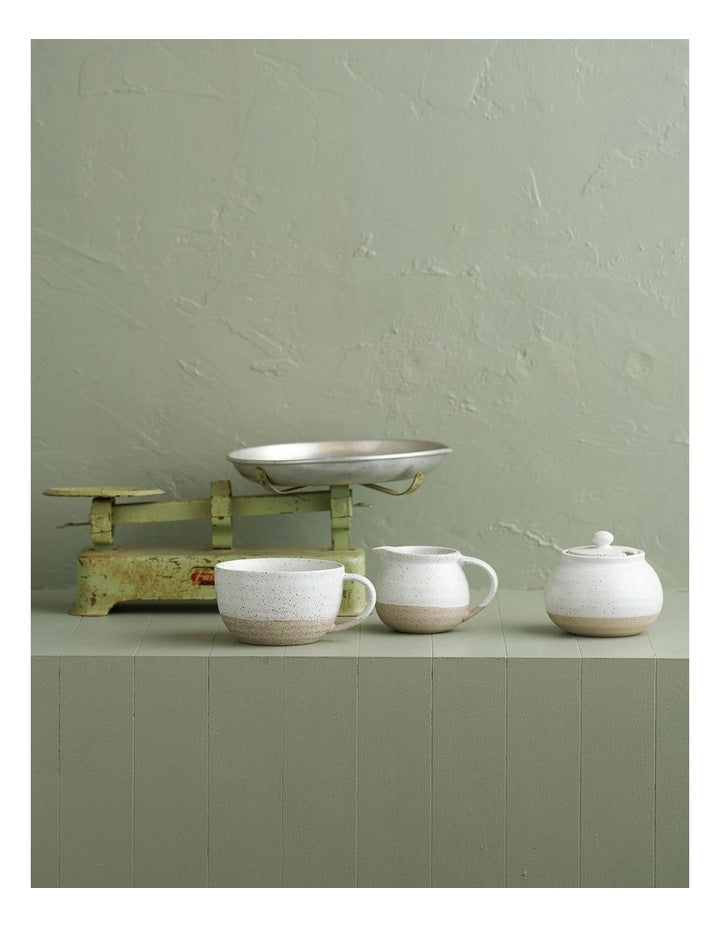 Natural Home Sugar Bowl in White