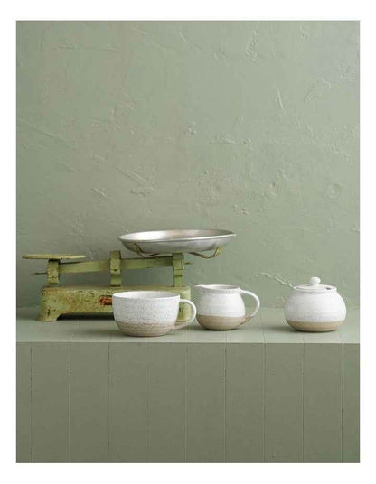 Natural Home Pancake Bowl in White