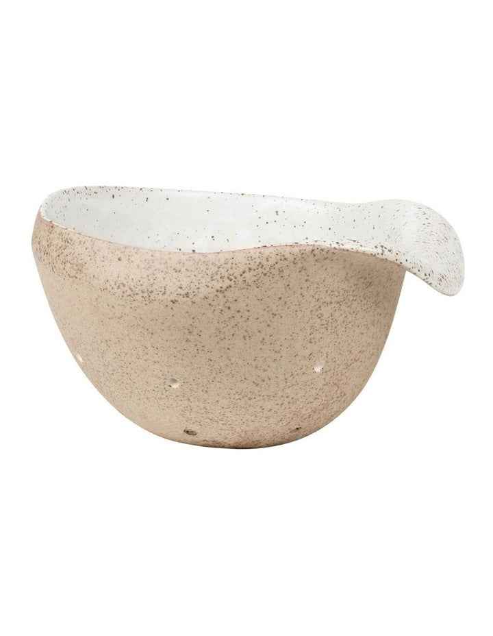 Natural Home Berry Washer in White Speckle