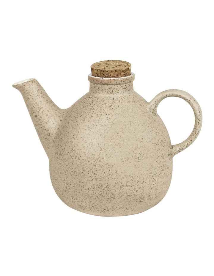 Natural Home Table Oil Bottle 600ml in White Speckle