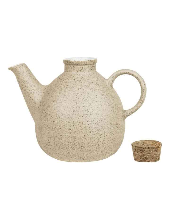 Natural Home Table Oil Bottle 600ml in White Speckle