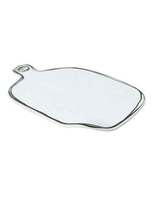 Mediterranean Story Cheeseboard in Olive Handbrush