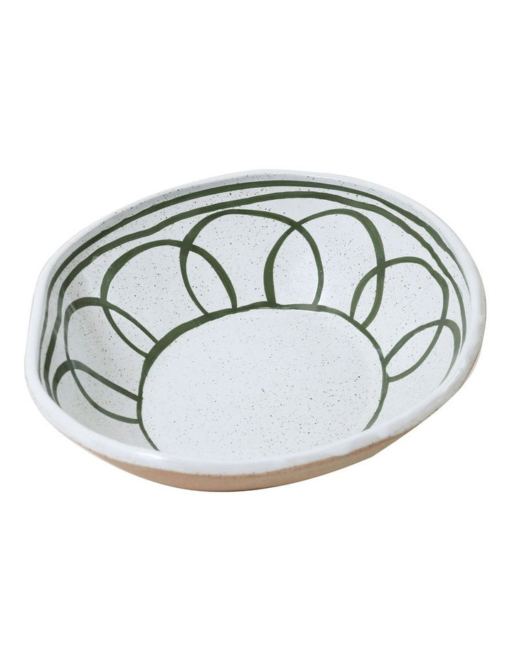 Mediterranean Story Salad Bowl in Olive