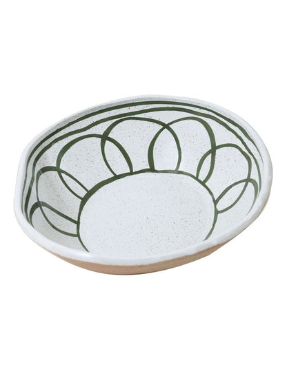 Mediterranean Story Salad Bowl in Olive