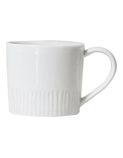 Carve Mug Set of 4 in White