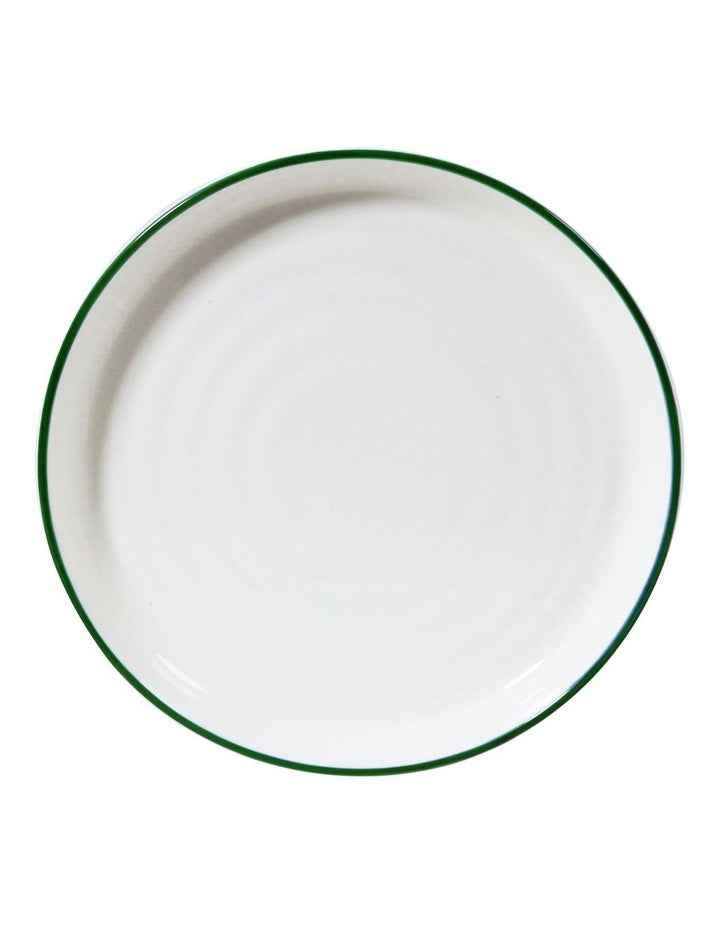 Hampton Dinner Set 12 Pieces in White/Green