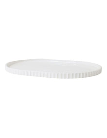 Lume Oval Tray in White