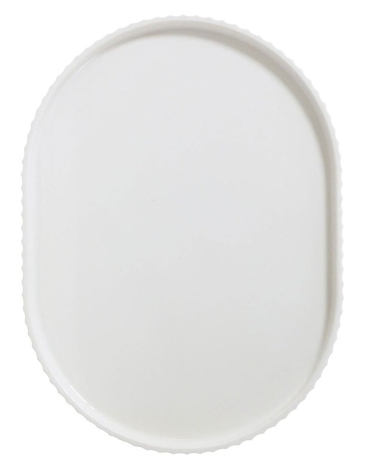 Lume Oval Tray in White