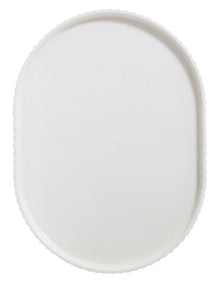 Lume Oval Tray in White