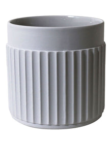 Lume Short Vase in Grey