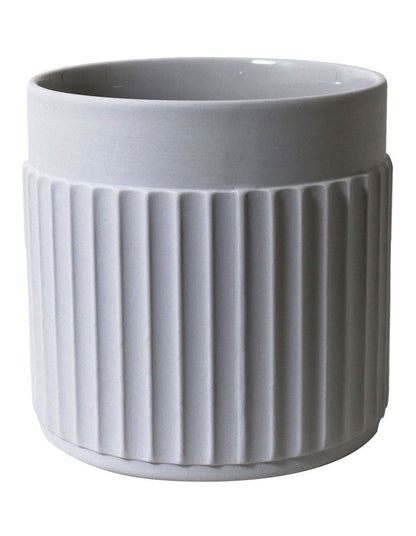 Lume Short Vase in Grey
