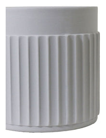 Lume Short Vase in Grey