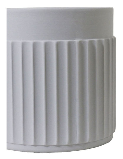 Lume Short Vase in Grey