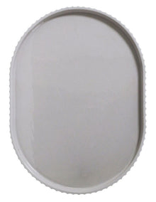 Lume Oval Tray in Grey