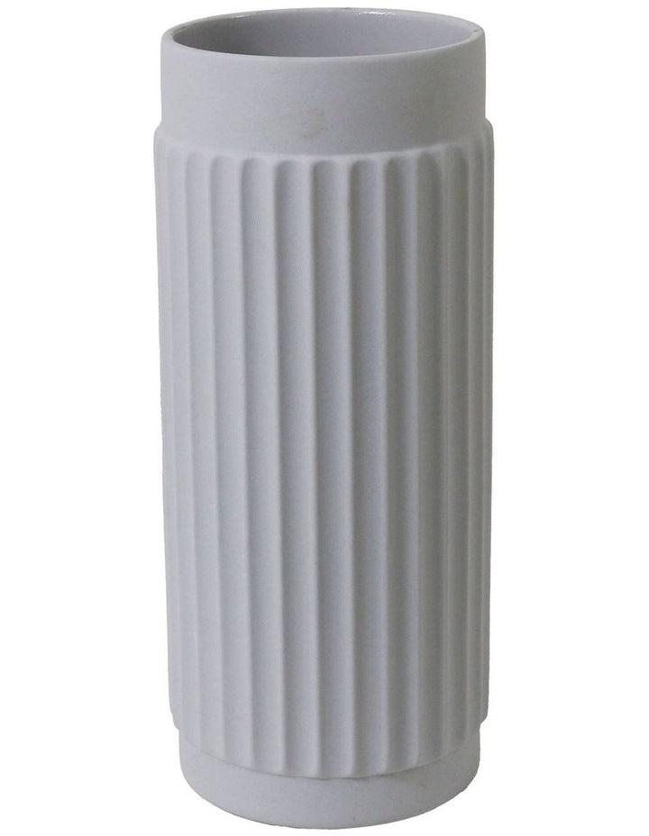 Lume Vase 10.5x29cm in Grey