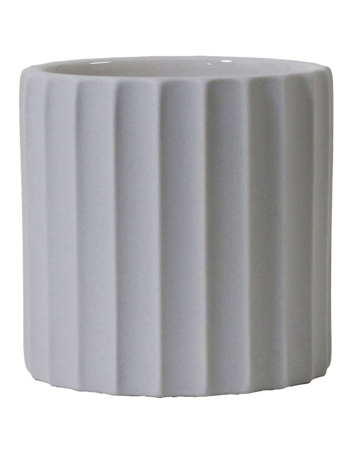 Lume Single Wicked Candle in Grey