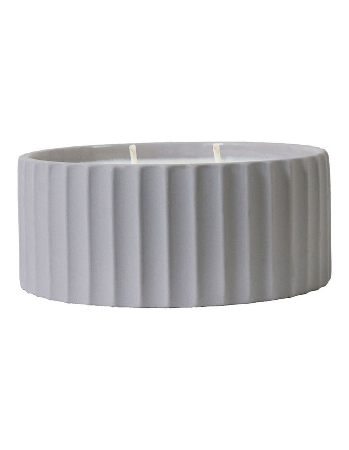 Lume Large 3 Wicked Candle in Grey
