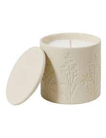 Wild Flowers Wicked Candle with Debossed Botanical