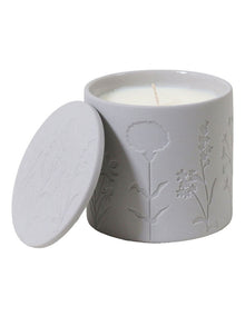 Wild Flowers Wicked Candle with Debossed Botanical