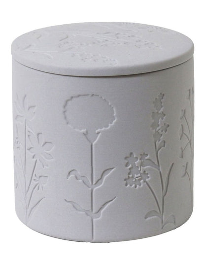 Wild Flowers Wicked Candle with Debossed Botanical