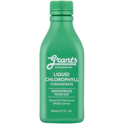 Grants Liquid Chlorophyll Concentrate Spearmint 500ml