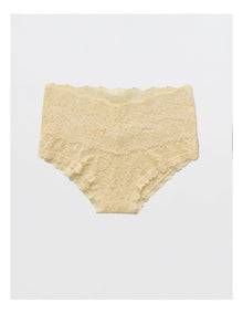 Show Off Rosey Lace Cheeky Underwear in Yellow