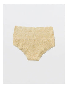 Show Off Rosey Lace Cheeky Underwear in Yellow