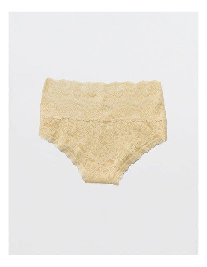 Show Off Rosey Lace Cheeky Underwear in Yellow