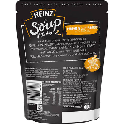Heinz Soup Of The Day Pumpkin Cauliflower & Turmeric 430g