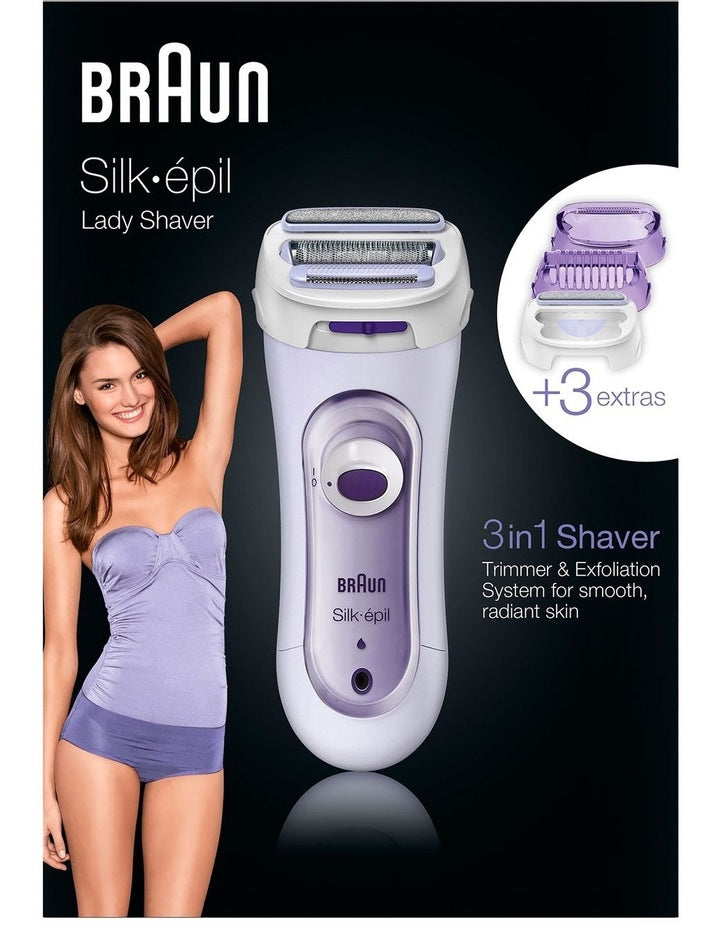 Silk-epil Lady Shaver in Violet LS5560