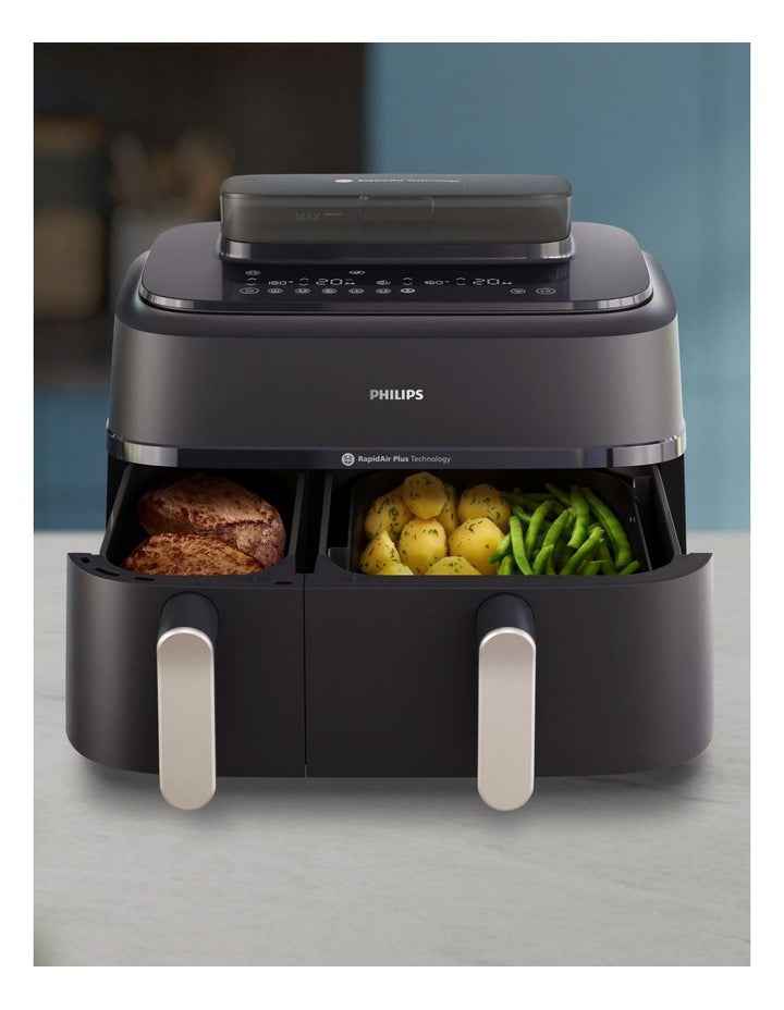 5000 Series Dual Basket Airfryer XXL Steam 9L NA551/00