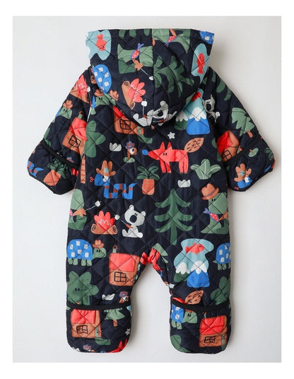 Kai Quilted Zip Puffer in Coverall