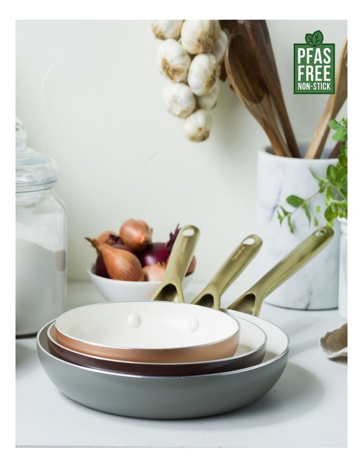 Shades 3pc Frypan Set Terra PFAS-free