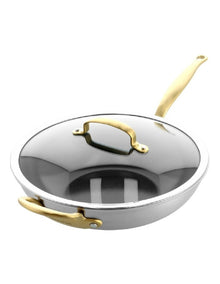 Premiere Gold Wok 30cm PFAS-free ceramic non-stick
