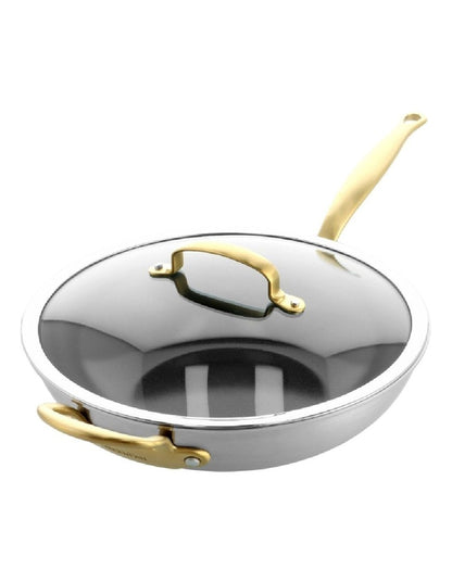 Premiere Gold Wok 30cm PFAS-free ceramic non-stick